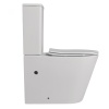 Унитазы Унитаз компакт белый, безободковый