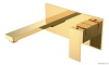 Смесители Смеситель для умывальника из стены Shinny Gold