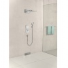Смесители Термостат ShowerSelect HighFlow с отдельным выводом для ручного душа, стеклянный, белый/хром