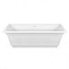 Ванны Gessi Eleganza Ванна отдельностоящая 180х85см, со сливом-переливом, цвет: матовый белый