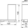 Аксессуары для ванной Стакан для зубных щёток подвесной (никель шлифованный)