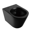 Унитазы Унитаз подвесной черный матовый, безободковый