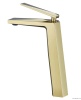 Смесители Смеситель для умывальника высокий золото