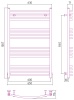 Полотенцесушители Дизайн-радиатор 1000х600
