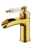Смесители Смеситель для раковины Vogue золото