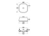 Раковины Раковина накладная 42х42 купить в интернет-магазине Раковины Раковина накладная 42х42