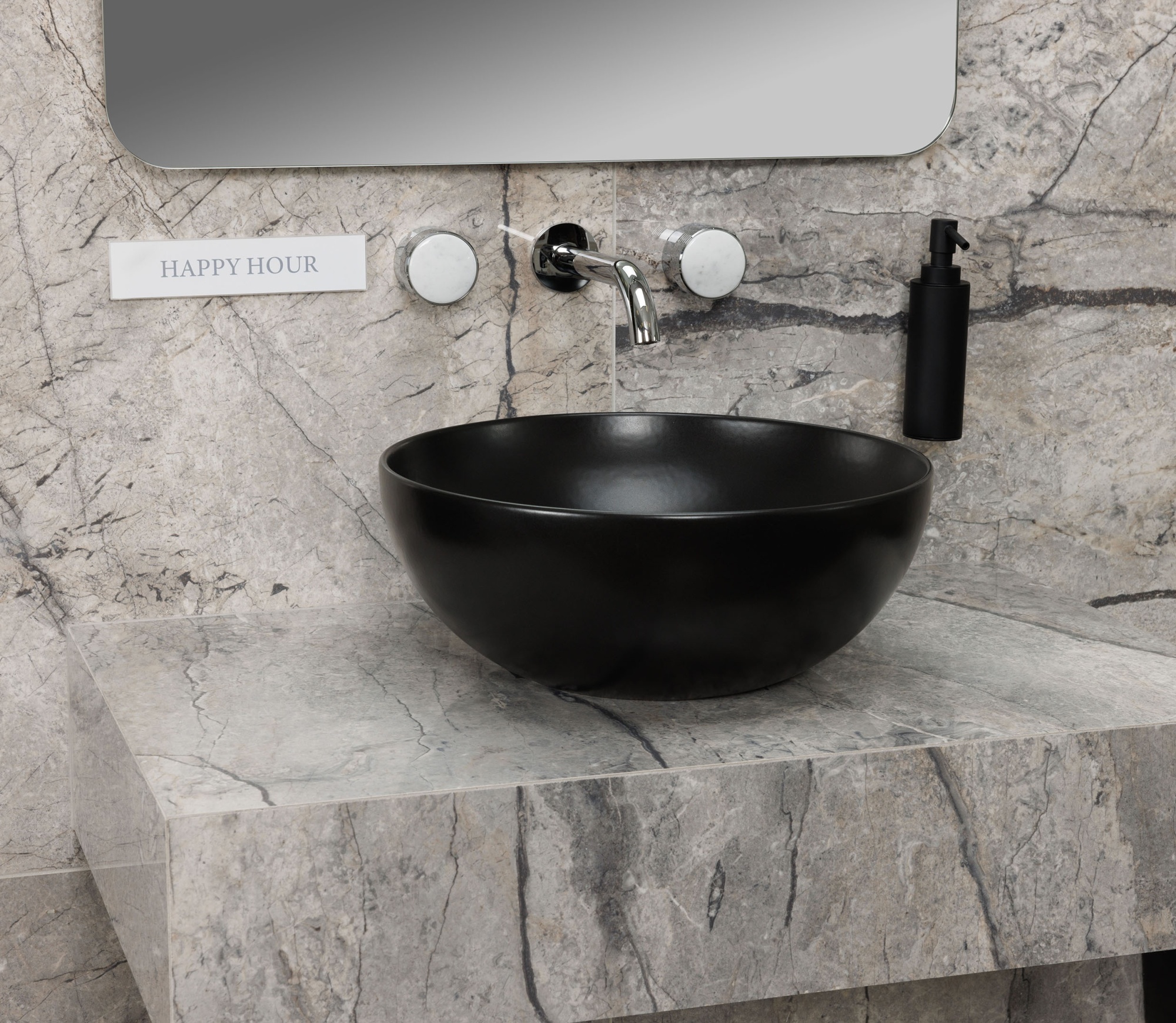 Раковины Раковина накладная, без отверстий для смесителя, 02 черный матовый