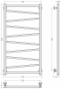 Полотенцесушители Полотенцесушитель 1000х500 (Матовый белый)