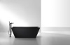 Ванны Ванна из искусственного камня черная матовая 170x75