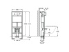 Системы инсталляции DUPLO WC - Встраиваемая инсталляционная система с бачком с двойной системой смыва 6/3 литров