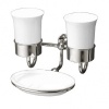 Аксессуары для ванной Держатель с мыльницей и стаканами для зубных щёток