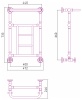 Полотенцесушители 1452 Дизайн-радиатор 660х400