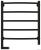 Полотенцесушители Полотенцесушитель электрический 600х500 / МЭМ левый (Матовый чёрный)