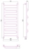 Полотенцесушители Дизайн-радиатор 1200х500