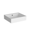 Раковины Прямоугольная раковина-чаша, 45 см, цвет белый