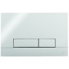 Системы инсталляции Панель механическая двойная NARROW, пластик, хром глянец