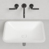 Раковины Раковина полувстраиваемая 550х400, матовая, материал S-Stone
