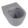 Унитазы Унитаз подвесной серый матовый, безободковый