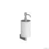 Аксессуары для ванной Дозатор для жидкого мыла настенный белый/хром