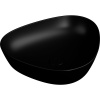 Раковины Треугольная раковина-чаша низкая, 47 cm, цвет матовый черный