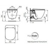 Унитазы Подвесной унитаз AquaBlade®, евробелый