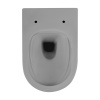 Унитазы Унитаз подвесной серый матовый, безободковый