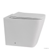Унитазы Унитаз приставной белый, безободковый