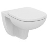 Унитазы Tempo Унитаз подвесной | комплект с сиденьем Soft Close, белый глянцевый