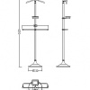 Аксессуары для ванной Вешалка напольная