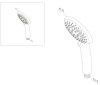 Комплектующие Ручной душ 110 мм, 3 функции