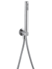 Душевая программа Душевой гарнитур:ручная лейка,шланг 150 см,вывод с держателем, цвет нержавеющая сталь