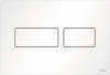 Системы инсталляции панель смыва TECEsolid с двойной системой смыва для унитаза, белая матовая