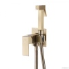 Смесители Смеситель с гигиеническим душем, золото матовое