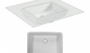 Раковины Раковина 50 встраиваемая снизу, без отверстий для смесителя, размер 50х38x14.5, белая
