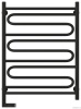 Полотенцесушители Полотенцесушитель электрический  800х600 / МЭМ левый (Матовый чёрный)