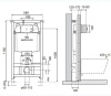Системы инсталляции Система инсталляции для унитаза OLI 74, высота 1150 мм, под механическую панель