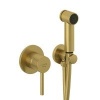 Душевая программа Гигиенический душ со смесителем, "модерн", золото брашированное
