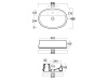 Раковины Раковина накладная овальная 60х42