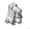 Смесители Встроенная часть термостата с ручкой управления и переключателем потоков на два выхода