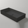 Раковины Раковина 80х40 накладная, цвет черный матовый
