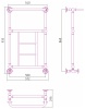Полотенцесушители 1452 Дизайн-радиатор 860х500