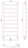 Полотенцесушители Дизайн-радиатор 1200х500