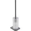 Аксессуары для ванной Ёршик для унитаза подвесной (хром черный шлифованный)