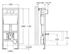 Системы инсталляции Инсталляционная система для унитаза 1120х500х140 мм в комплекте с креплениями