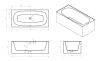 Ванны Ванна из искусственного камня 180x85