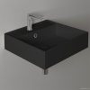 Раковины Раковина подвесная/накладная 51х46, цвет черный матовый