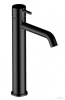 Смесители  Less New Смеситель однорычажный для раковины на 1 отверстие,высокий h287 мм,излив 160 мм,без донного клапана, цвет черный матовый