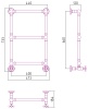 Полотенцесушители 1304 Дизайн-радиатор 660х400
