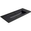 Раковины Раковина подвесная 102*46 см (чёрный матовый)