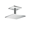 Душевая программа Верхний душ, 250x250 мм, 2jet, с держателем 100 мм, потолочный монтаж, цвет хром